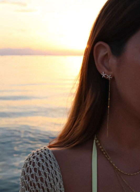 Boucles d'oreilles Starfish