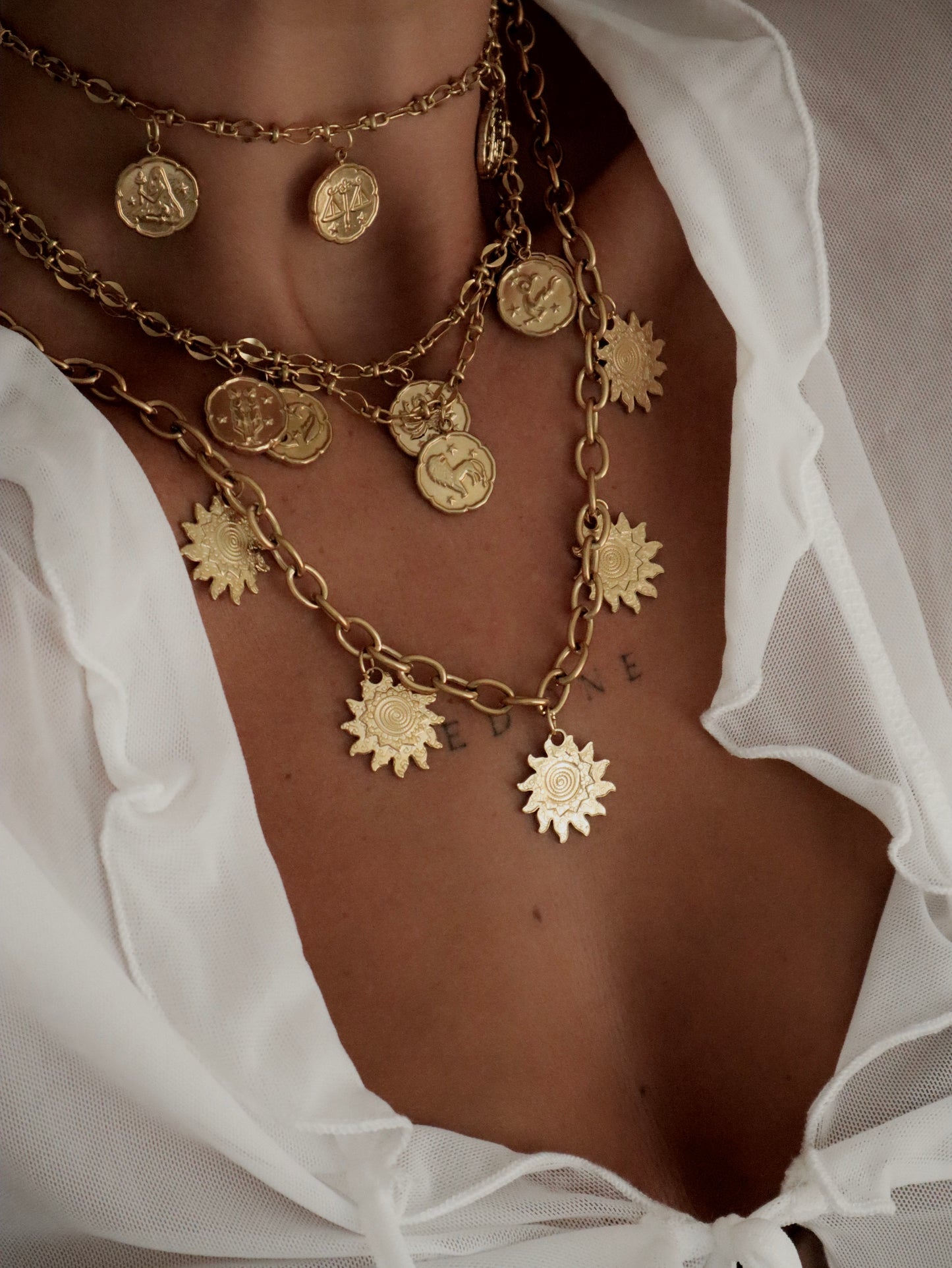Cosmic necklace
